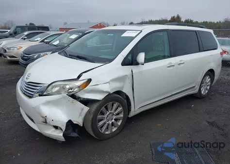 2011 Toyota Sienna Limited V6 из США, поврежденный, VIN 5TDYK3DC6BS077765